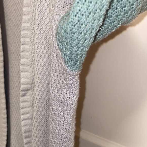 BDG Gray Turquoise Medium Cardigan Sweater - Picture 6 of 10